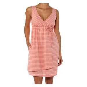 Patagonia Island Hemp Crossover Dress size 2 organic cotton hemp casual.